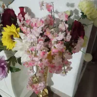 گل و گلدان مصنویی|گل مصنوعی|فردیس, نگارستان|دیوار