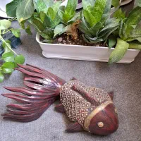 ماهی دکوری خارجی آینه کاری