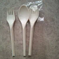 قاشق و چنگال یک بار مصرف گیاهی