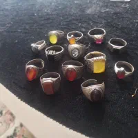 انگشتر نقره|کلکسیون اشیاء عتیقه|تربت‌حیدریه, قائم|دیوار