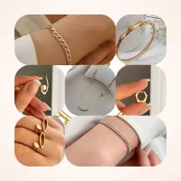 گوشواره دستبند تکپوش مارک ژوپینگ