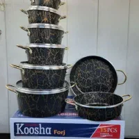 قابلمه ۱۴ پارچه ضرغام ماربل