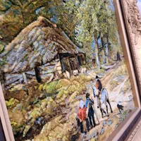 تابلو فرش دستبافت تبریز طرح خاص و کمیاب|تابلو فرش|تهران, هفت حوض|دیوار