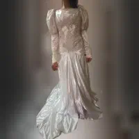 لباس عروس تمام ساتن ترکیه|لباس|شیراز, قصرالدشت|دیوار