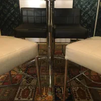 میز ناهار خوری استیل چرم|میز و صندلی غذاخوری|شهرکرد, |دیوار