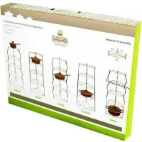 دو عدد استند جا قابلمه‌ای فلزی