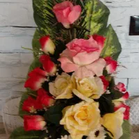 گل مصنویی تمیز