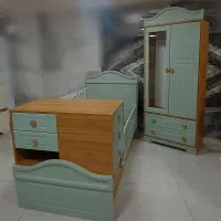 تخت و کمد MDF کودک و نوجوان سیسمونی