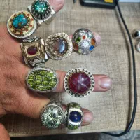 تعدادی انگشتره نقره فوق کلکسیونی، خاص و بی نظیر