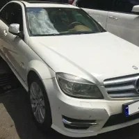 بنز c200 مدل ۲۰۰۸ بدون رنگ فول سفید سند دست اول