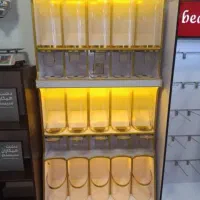 استند استوانه ای نورپردازی قفسه مغازه قفسه آجیل