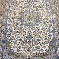 فرش ۱۲ متری کاشان رنگ کرم روشن ملایم کارکرده|فرش|تهران, صادقیه|دیوار
