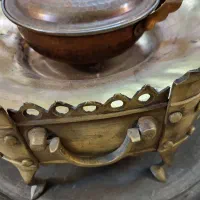 منقل برنجی قدیمی کهنه و کلکسیونی|کلکسیون اشیاء عتیقه|قم, بلوار امین و ساحلی|دیوار