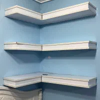 دکور|کتابخانه، شلف، قفسه‌های دیواری|رشت, گلسار|دیوار