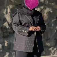 مانتو ژاکارد سایزبزرگ