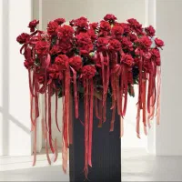 باکس گل فول رز vip