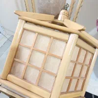 چراغ آویز چوبی