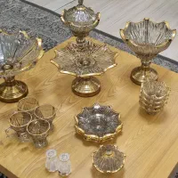 ست پذیرایی 12نفره استکان بشقاب میوه خوری کاسه...|ظروف سرو و پذیرایی|شیراز, ابیوردی|دیوار