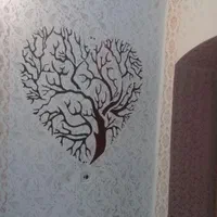 رنگ آمیزی ونقاشی طرح کاغذ دیواری|خدمات پیشه و مهارت|رفسنجان, |دیوار