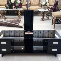 میز تلویزیون شیشه ای