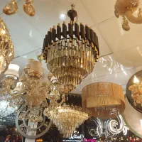 سقفی زیبا با لوسترهای شیک