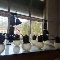 دو عدد لوستر در حد نو|لوستر و چراغ آویز|سنندج, |دیوار