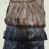 شلوار مخمل نیم بگ وارداتی