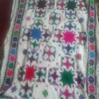 کنار ه و  پرده و پشتی و رو تختی بلوچی برای وسیال