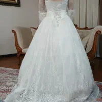 لباس عروس با تاج