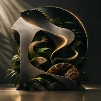 ماکت و مجسمه ایگوانا و خزنده