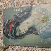 نقاشی رنگ روغن کاردست