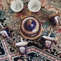 سرویس قهوه خوری سورمه ای