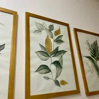 تابلو نقاشی کار دست ورق طلا|تابلو، نقاشی، عکس|مشهد, ثامن|دیوار