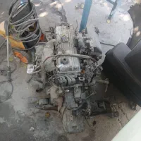 موتور گیربکس پراید کامل قسمت جلو زیربندی اکسل