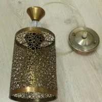 لوستر تک شاخه سقفی ( دو عدد) در حد نو|لوستر و چراغ آویز|تبریز, |دیوار