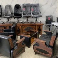 کارگاه میز مدیریت ، صندلی مدیریت ، نیم ست شرکتی|مبلمان اداری|تبریز, |دیوار