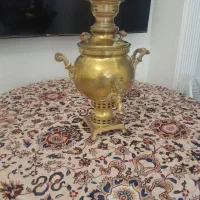سماور برنجی ذغالی نو