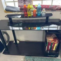 میز کامپیوتر گلس و ام دی اف