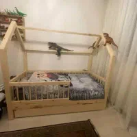 تخت یک طبقه کلبه ای با کیفیت