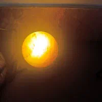 چراغ خواب نمک سنگ|چراغ خواب و آباژور|مشکیندشت, |دیوار