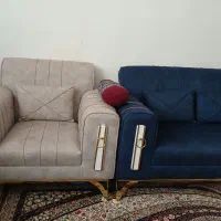 مبل ۷ نفره پایه استیل ،|مبلمان خانگی و میز عسلی|هشتگرد, شهرک آرتیمان|دیوار