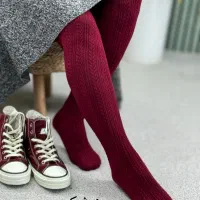 فروش جوراب شلواری بافت گندمی برند پنتی