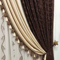 پرده مخمل با کتیبه مخمل کوب