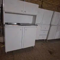 کابینت و گاز 5شعله طرح فر|آب‌چکان و نظم‌دهنده ظروف|شوشتر, |دیوار