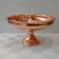 جا میوه بزرگ مسی و قندان مسی