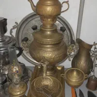 سماور برنجی 7 تیکه|سماور، چای‌ساز، قهوه‌ساز|گرگان, |دیوار