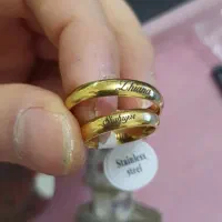 رینگ رنگ ثابت با حکاکی