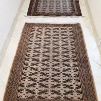 دو عدد فرش دستباف ترکمن