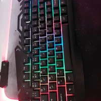 ماوس و کیبرد گیمینگ rgb|قطعات و لوازم جانبی رایانه|رشت, جانبازان|دیوار