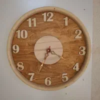 ساعت چوبی دیواری
